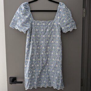 Zara Floral Embroidered Dress